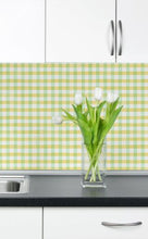 Load image into Gallery viewer, SPRING PLAID PEEL AND STICK WALLPAPER