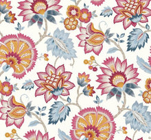 Load image into Gallery viewer, JACOBEAN BLOSSOM FLORAL PEEL AND STICK WALLPAPER