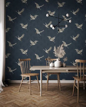 Load image into Gallery viewer, CRANES PEEL AND STICK WALLPAPER