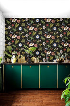 Load image into Gallery viewer, SUMMER GARDEN FLORAL PEEL AND STICK WALLPAPER