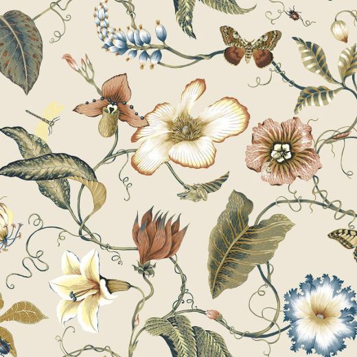 Summer Garden Floral - Jet Black