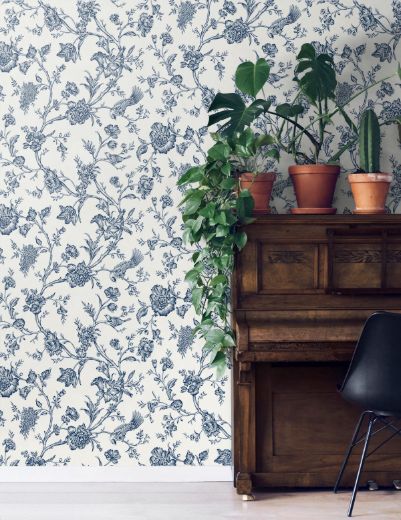 Jasmine Chinoiserie - Harbor Mist