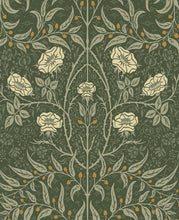 Load image into Gallery viewer, STENCILED FLORAL PEEL AND STICK WALLPAPER