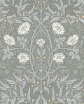 Stenciled Floral - Evergreen
