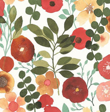 Load image into Gallery viewer, GARDEN DANCE PEEL AND STICK WALLPAPER