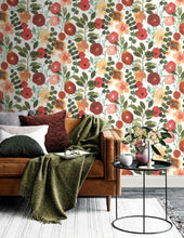 Load image into Gallery viewer, GARDEN DANCE PEEL AND STICK WALLPAPER