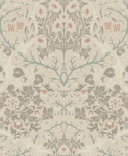 Victorian Garden - Prussian Blue & Moss Green