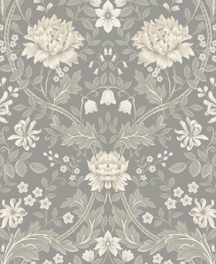 Honeysuckle Trail - Teal & Moss Green