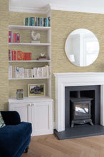 Load image into Gallery viewer, CYRUS FAUX GRASSCLOTH PEEL AND STICK WALLPAPER