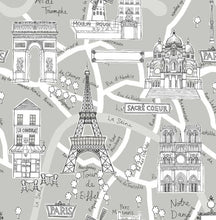 Load image into Gallery viewer, PARIS SCENE PEEL AND STICK WALLPAPER