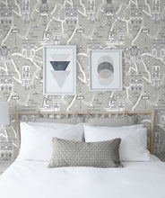 Load image into Gallery viewer, PARIS SCENE PEEL AND STICK WALLPAPER