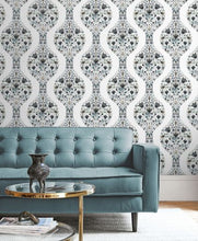 Load image into Gallery viewer, FLORAL OGEE PEEL AND STICK WALLPAPER