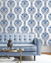 Load image into Gallery viewer, FLORAL OGEE PEEL AND STICK WALLPAPER