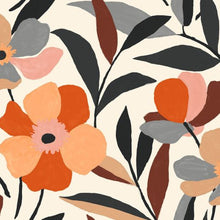 Load image into Gallery viewer, GARDEN BLOCK FLORAL PEEL AND STICK WALLPAPER