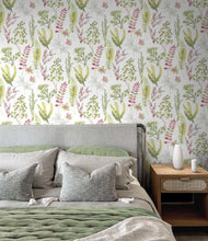 Load image into Gallery viewer, WILD GARDEN PEEL AND STICK WALLPAPER