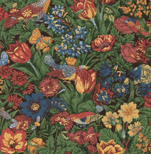 Load image into Gallery viewer, BIRD FLORAL PEEL AND STICK WALLPAPER