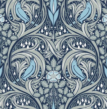 Load image into Gallery viewer, BIRD OGEE PEEL AND STICK WALLPAPER