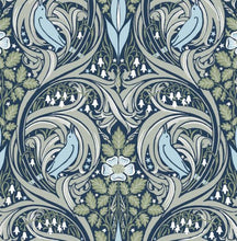 Load image into Gallery viewer, BIRD OGEE PEEL AND STICK WALLPAPER
