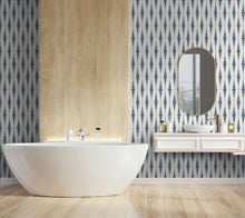 Load image into Gallery viewer, IKAT STRIPE PEEL AND STICK WALLPAPER