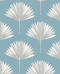 Tropical Fan Palm - Navy Blue