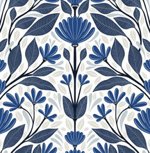 Load image into Gallery viewer, FOLK FLORAL PEEL AND STICK WALLPAPER