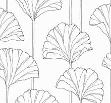 Load image into Gallery viewer, GINKGO LEAF PEEL AND STICK WALLPAPER