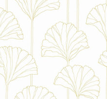 Load image into Gallery viewer, GINKGO LEAF PEEL AND STICK WALLPAPER
