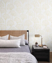 Load image into Gallery viewer, GINKGO LEAF PEEL AND STICK WALLPAPER