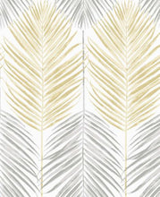 Load image into Gallery viewer, TWO TONED PALM PEEL AND STICK WALLPAPER