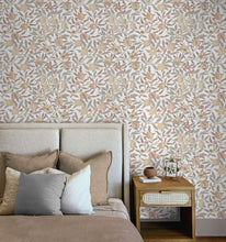 Load image into Gallery viewer, POMEGRANATE PEEL AND STICK WALLPAPER