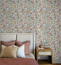 Load image into Gallery viewer, POMEGRANATE PEEL AND STICK WALLPAPER