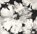 Graphic Floral - Ebony & Champagne
