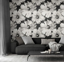 Load image into Gallery viewer, GRAPHIC FLORAL PEEL AND STICK WALLPAPER