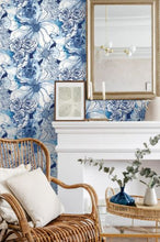 Load image into Gallery viewer, INK ROSE PEEL AND STICK WALLPAPER