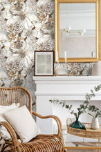 Load image into Gallery viewer, INK ROSE PEEL AND STICK WALLPAPER