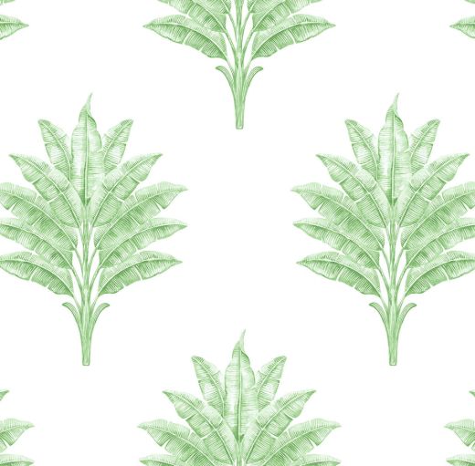 Sea Breeze Palm - Coastal Blue