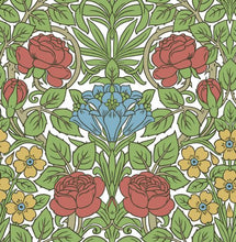 Load image into Gallery viewer, MORRIS ROSE PEEL AND STICK WALLPAPER