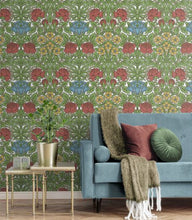 Load image into Gallery viewer, MORRIS ROSE PEEL AND STICK WALLPAPER