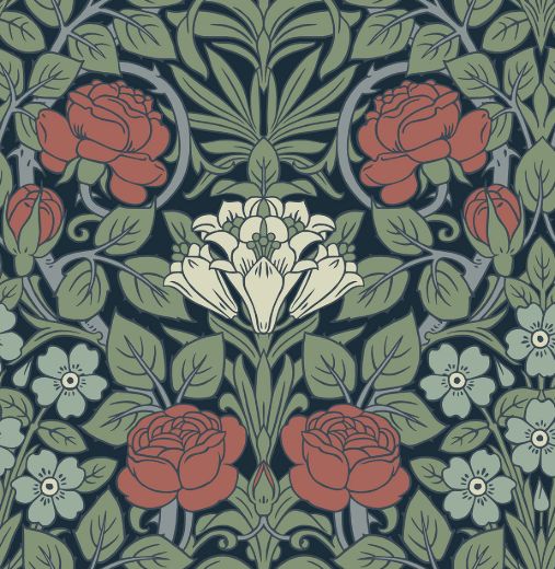 Vintage Rose - Pale Carmine & Blue Lake