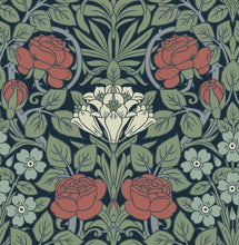 Load image into Gallery viewer, MORRIS ROSE PEEL AND STICK WALLPAPER
