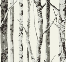 Load image into Gallery viewer, WINTER BIRCH PEEL AND STICK WALLPAPER