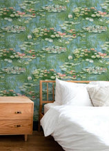 Load image into Gallery viewer, LILY POND PEEL AND STICK WALLPAPER