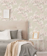 Load image into Gallery viewer, CHERRY BLOSSOM GROVE PEEL AND STICK WALLPAPER