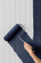 Load image into Gallery viewer, FAUX BEADBOARD PAINTABLE PEEL AND STICK PEEL AND STICK WALLPAPER