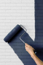 Load image into Gallery viewer, LIMESTONE BRICK PAINTABLE PEEL AND STICK PEEL AND STICK WALLPAPER