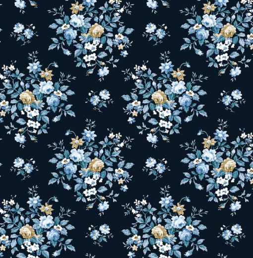 Floral Bunches - Blue Stream & Buttercup