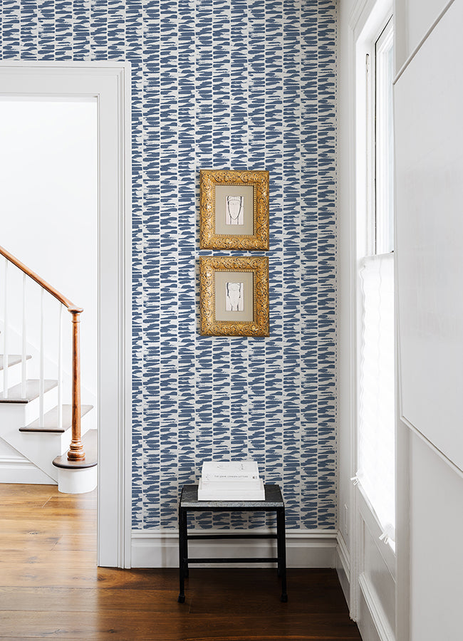 Myrtle Abstract Stripe Wallpaper