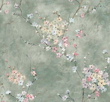Load image into Gallery viewer, FLORAL BLOSSOM PEEL AND STICK WALLPAPER