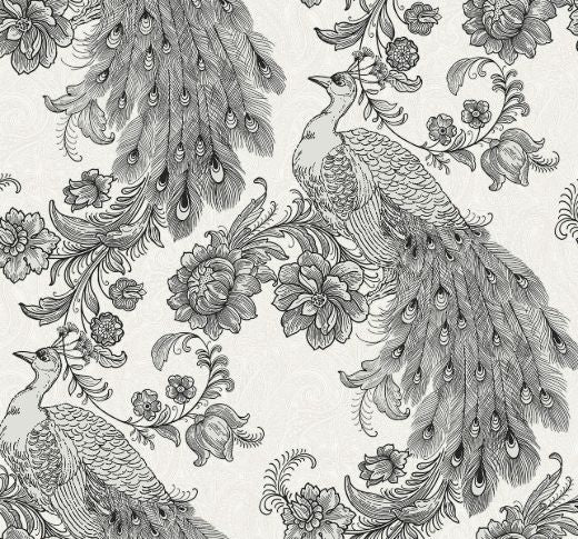 Peacock - Ivory & Ebony