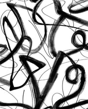 Load image into Gallery viewer, GRAPHIC LINEWORK PEEL AND STICK WALLPAPER